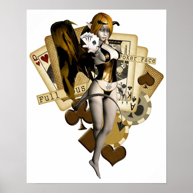 Póster Chica Golden Poker 2 (Frente)