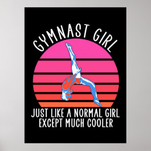 Póster Chica Gymnast