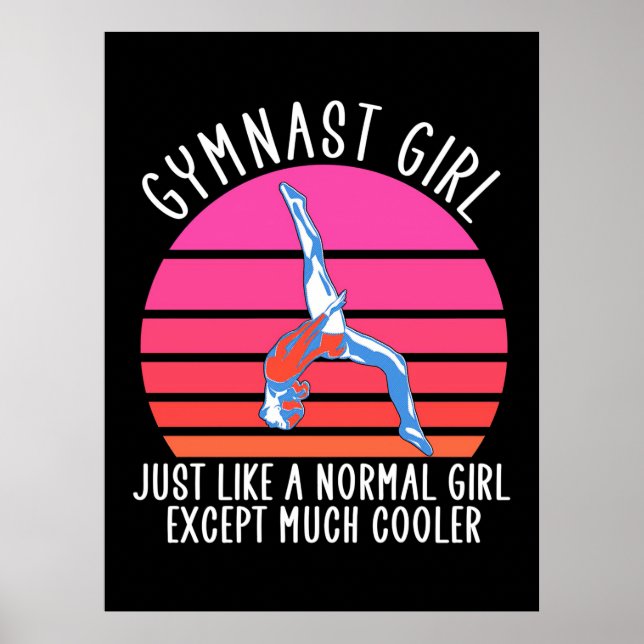 Póster Chica Gymnast (Frente)