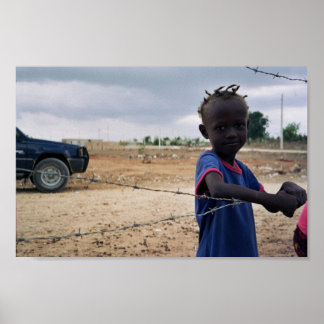 Póster Chica haitiano en República Dominicana