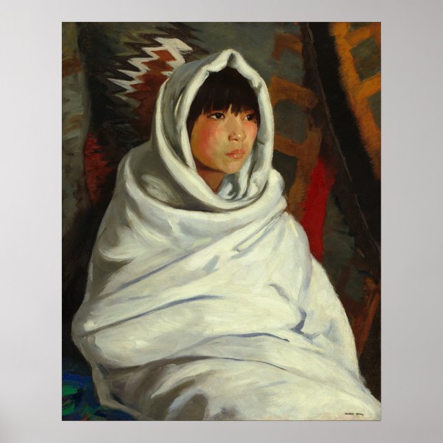 Póster Chica indio - Robert Henri Bella Artes Poster (Frente)