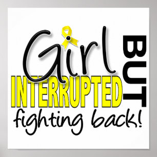 Póster Chica interrumpido 2 Endometriosis