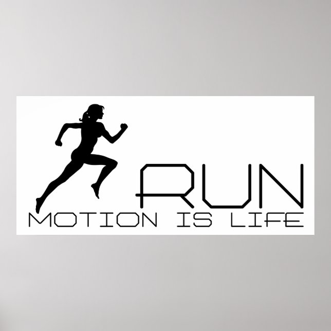 Póster Chica Jogging (Frente)