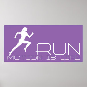Póster Chica Jogging