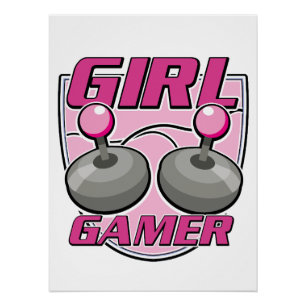 Póster Chica jugadora
