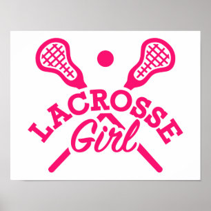 Póster Chica Lacrosse
