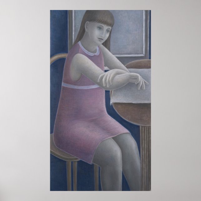 Póster Chica leyendo 2008 (Frente)