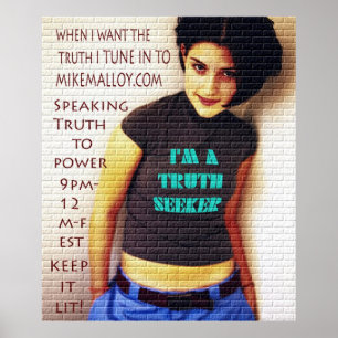 PÓSTER CHICA LINDO TRUTHSEEKERS