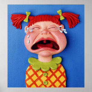 Póster Chica llorando