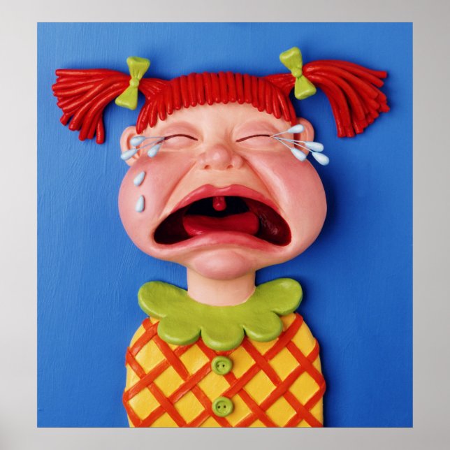 Póster Chica llorando (Frente)