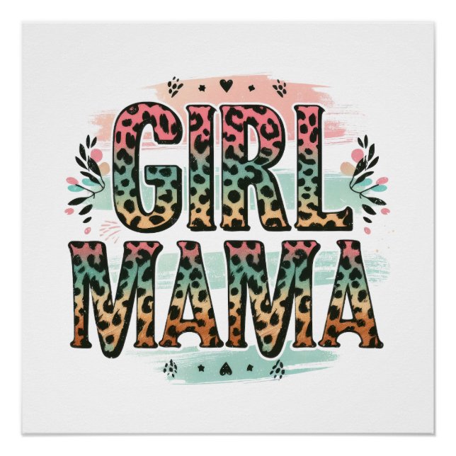 Póster Chica Mama (Anverso)