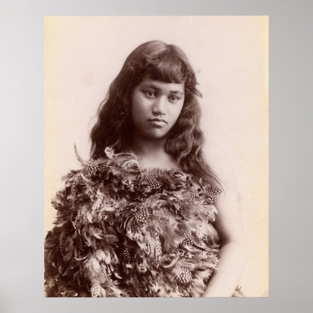 Póster Chica maorí (Frente)