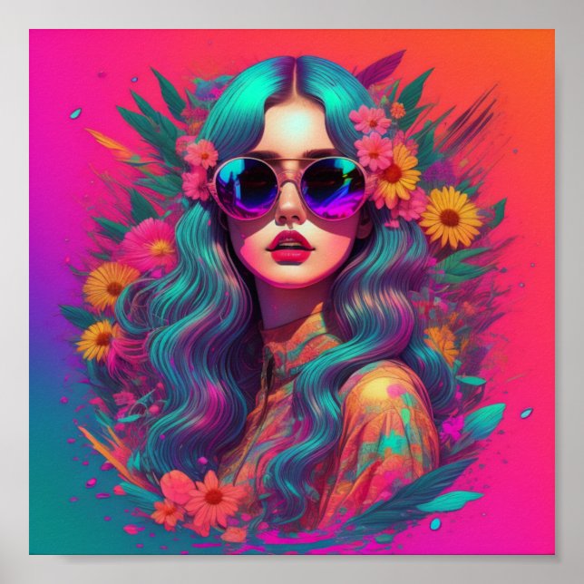 Póster Chica moderno (Frente)