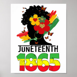 Póster Chica negro 1865 Niños pequeños Celebrati