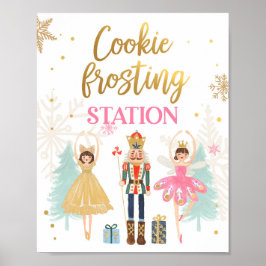 Póster Chica Nutcracker Ballerina de la estación Cookie F