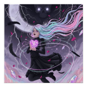 Póster Chica Pastel Goth