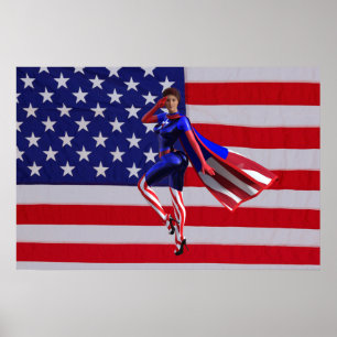 Póster Chica Patriota