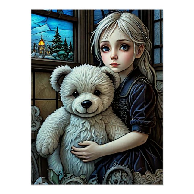 Póster Chica perdido (Anverso)