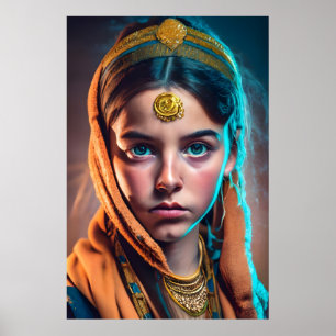 Póster Chica persa iraní