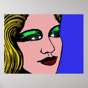 Póster Chica pop