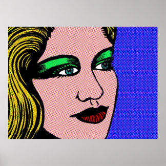 Póster Chica pop