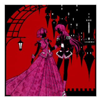 Póster Chica revolucionario Utena | Anthy & Utena