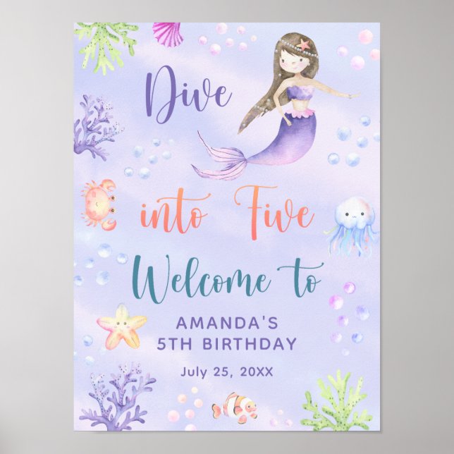 Póster Chica sirvienta se sumerge en la bienvenida de la  (Frente)