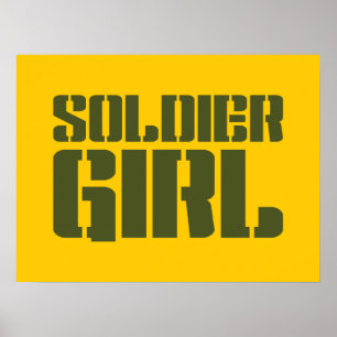 PÓSTER CHICA SOLDIER