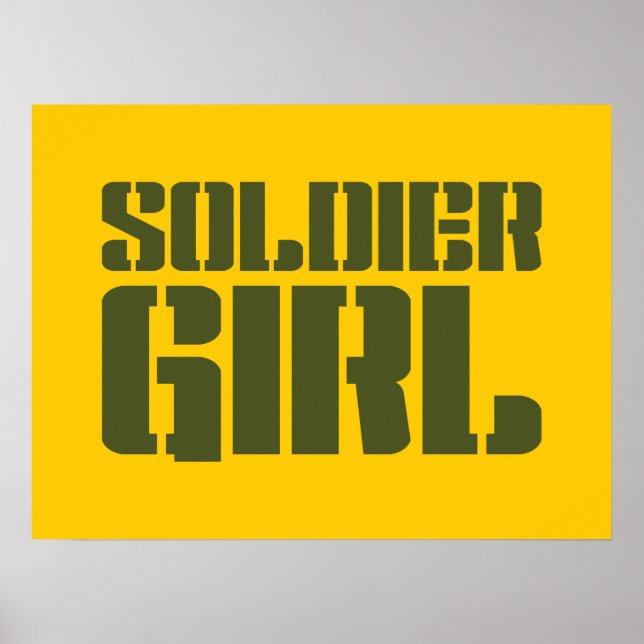 PÓSTER CHICA SOLDIER (Frente)