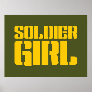 PÓSTER CHICA SOLDIER