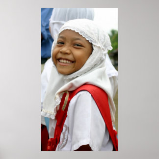 Póster Chica sonriente