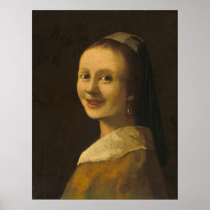 Póster Chica sonriente - Johannes Vermeer Bella Artes Pos