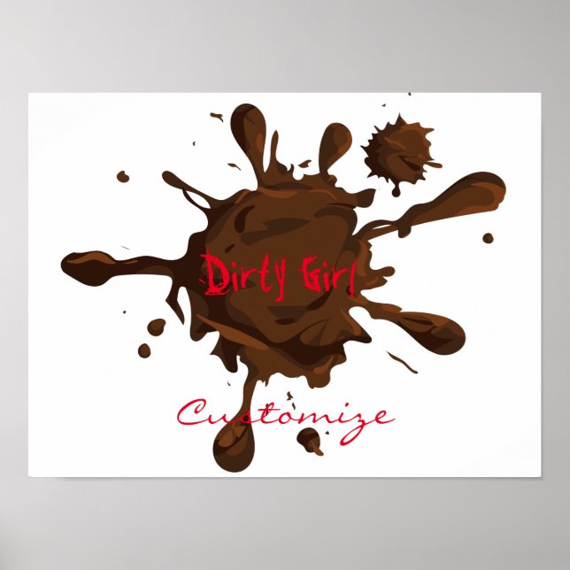 Póster Chica sucio Thunder_Cove (Frente)