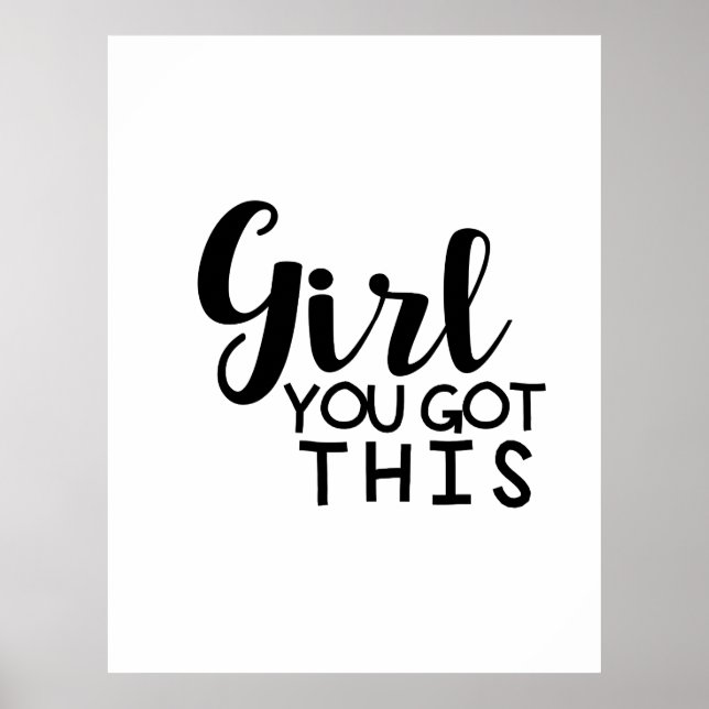 Póster Chica Tienes Esto (Frente)