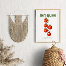 Chica Tomate Estilo Acuarela
