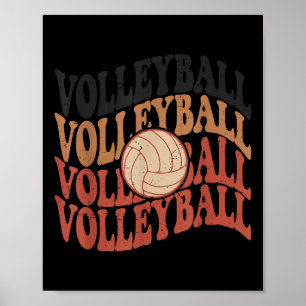 Póster Chica Voleibol T Shirt Mujeres Adolescentes Mamá C