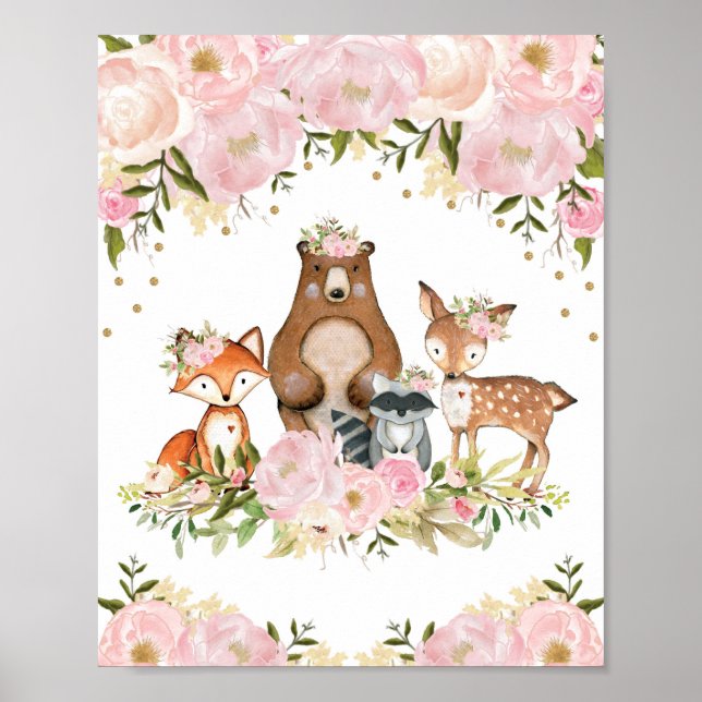 Póster Chica Woodland (Frente)