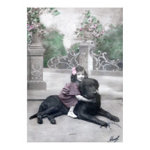 Chica y su perro