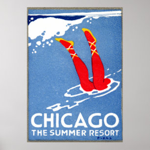 Póster Chicago 1912, The Summer Resort