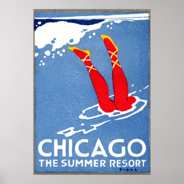 Póster Chicago 1912, The Summer Resort (Frente)