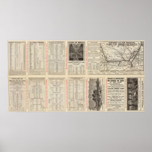 Póster Chicago and Alton Railroad 3