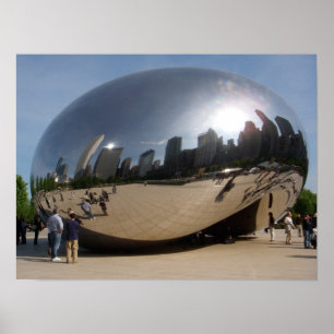 Póster Chicago Bean