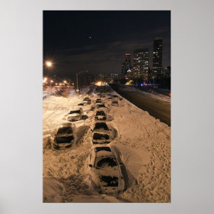 Póster Chicago Blizzard 2011