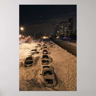 Póster Chicago Blizzard 2011