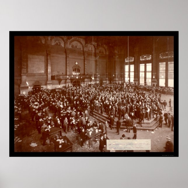 Póster Chicago Board of Trade Photo 1900 (Frente)