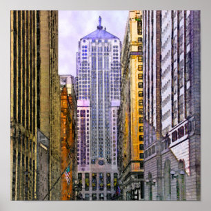 Póster Chicago Board Of Trade - Square Wall Art