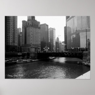 Póster Chicago céntrica