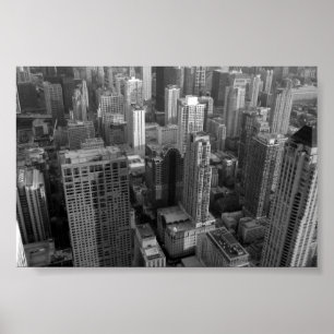 Póster Chicago céntrica