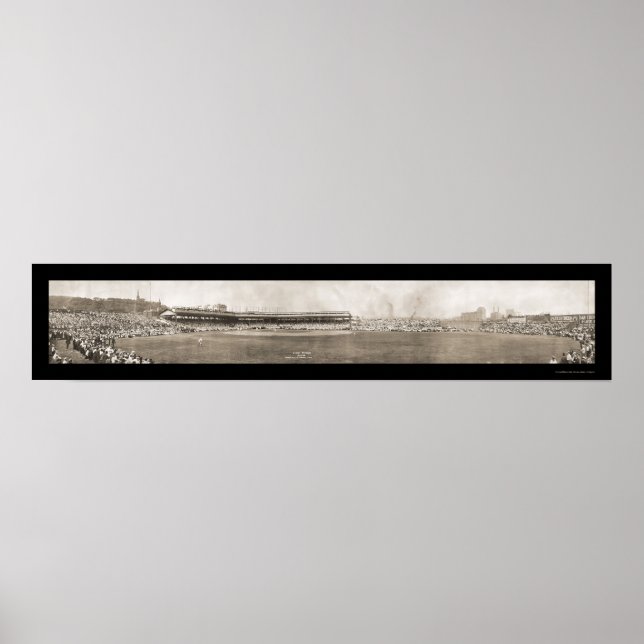 Póster Chicago Cubs Baseball Photo 1908 (Frente)