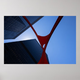 Póster Chicago Flamingo